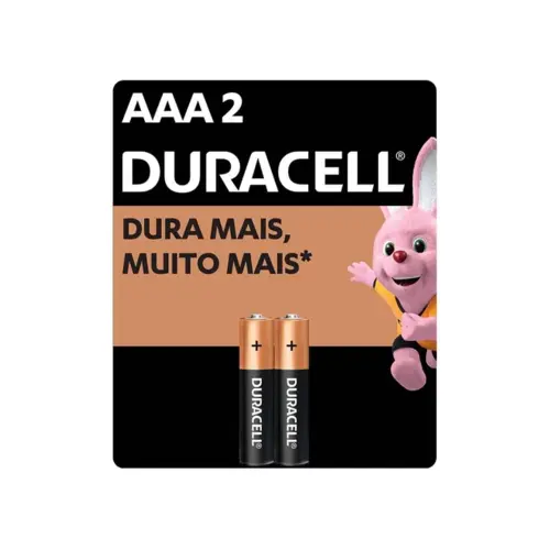 Pilha Alcalina Duracell Palito Aaa C/2Un