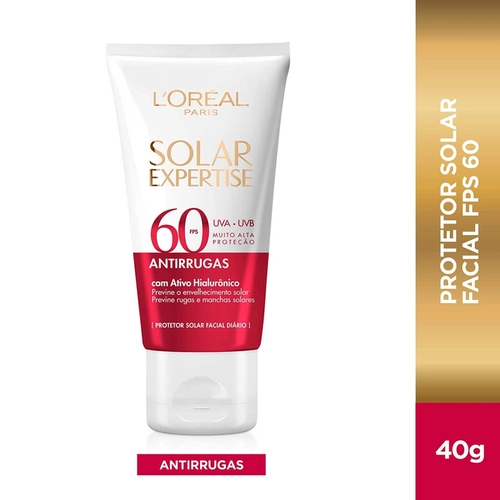 Protetor Solar Facial Antirrugas Fps60 Loréal Paris 40G