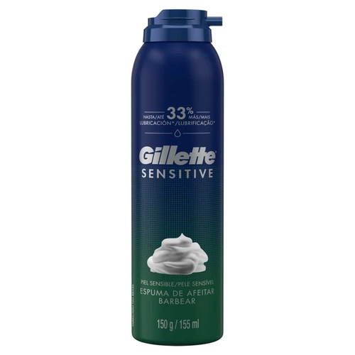 Espuma de Barbear Gillette Prestobarba Sensitive 150G