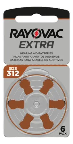 Pilha Auditiva Rayovac 312 Size 6Un