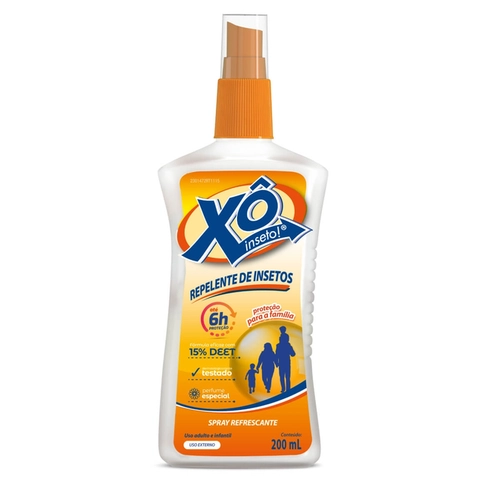 Repelente de insetos  Xo Inseto Repelente Spray 200Ml