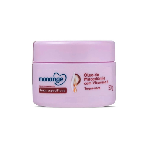 Creme Hidratante Monange Áreas Específicas Óleo de Macadâmia Toque Seco 50G