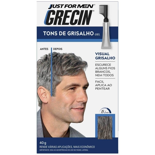 Gel Tons De Grisalhos Grecin 40G