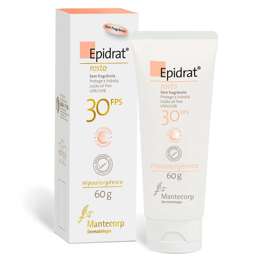 Protetor Solar Facial Epidrat Fps30 Oil Free Sem Perfume 60G