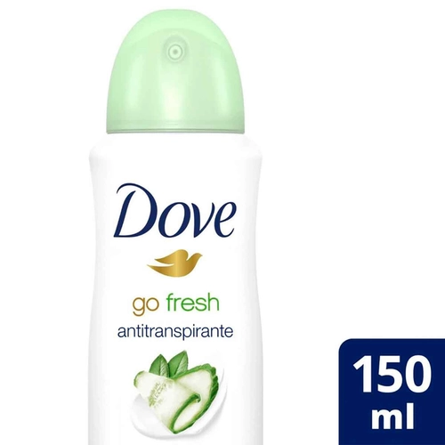 Desodorante Aerosol Dove Go Fresh Pepino e Cha Verde 150ml