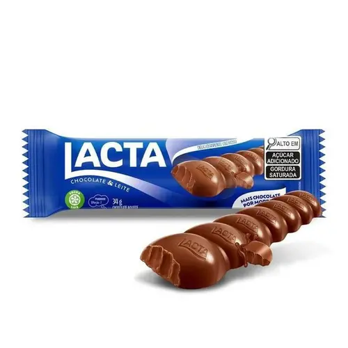 Chocolate Lacta Ao Leite 34G