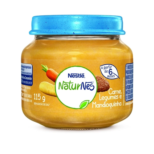 Papinha Nestle Carne/Leg/Mand 115G