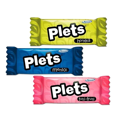 Chiclete Plets Div Sabores