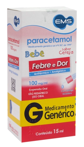 Paracetamol Bebe 100Mg 15Ml Ems