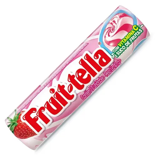 Bala Fruittela Morango Mastigável 41G