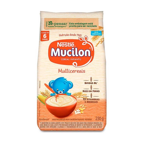 Farinha Lactea Mucilon Multi Cereais 180G