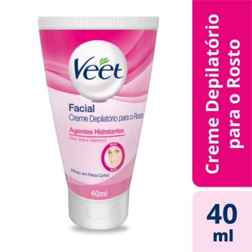 Creme Depilatorio Veet Para Rosto 40Ml