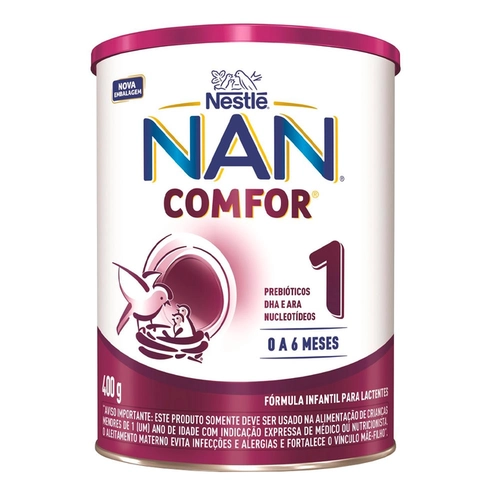 Formula Infantil Nan 1 Comfor 0 A 6 Meses 400G