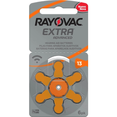 Pilha Auditiva Rayovac 13 Size 6Un