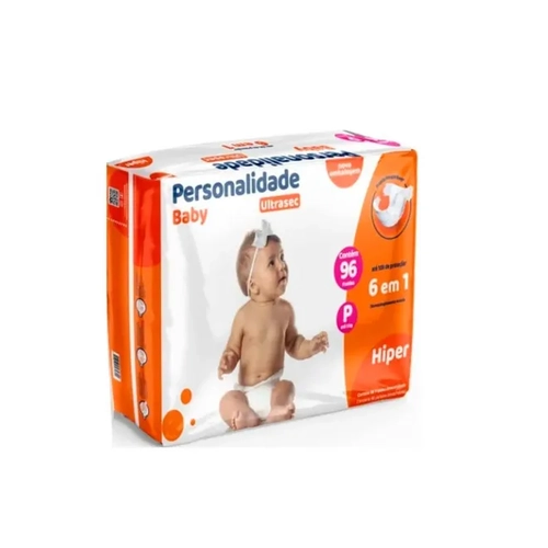 Fralda Personalidade Hiper P 100Un