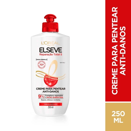 Creme Para Pentear Elseve Reparação Total 5 250ml