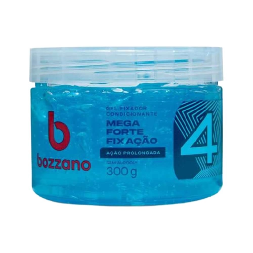 Gel Fixador Bozzano Azul Ação Prolongada 300G