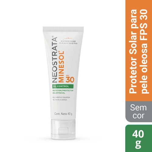 Protetor Solar Facial Neostrata Minesol Fps30 Oil Control 40G