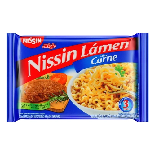 Macarrão Nissin Carne 80G