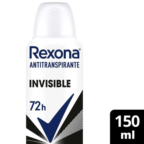 Desodorante Aerosol Rexona Invisible 150ml