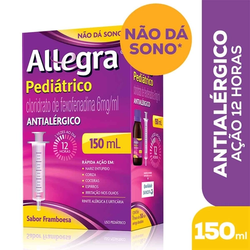 Allegra Ped 150Ml C/Seringa