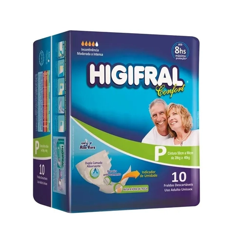 Fralda Higifral Confort P 10Un
