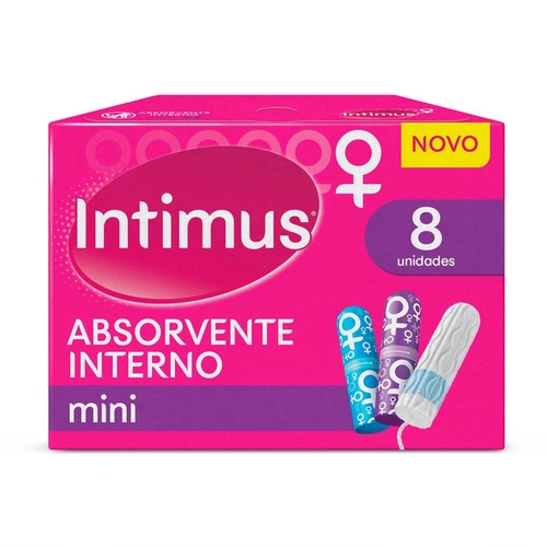 Absorvente Interno Intimus Mini 8 Unidades