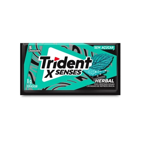 Chiclete Trident Herbal C/5Un