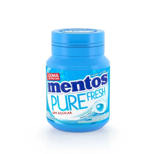 Chiclete Mentos Garrafa Fresh Mint 56G