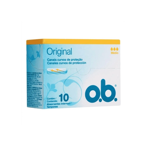 Absorvente Interno Ob Pro Comfort Médio 10 Unidades Leve Mais Pague Menos