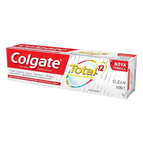 Creme Dental Colgate Total 12 Clean Mint 50G