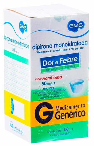 Dipirona Sodica Sol 100Ml Ems