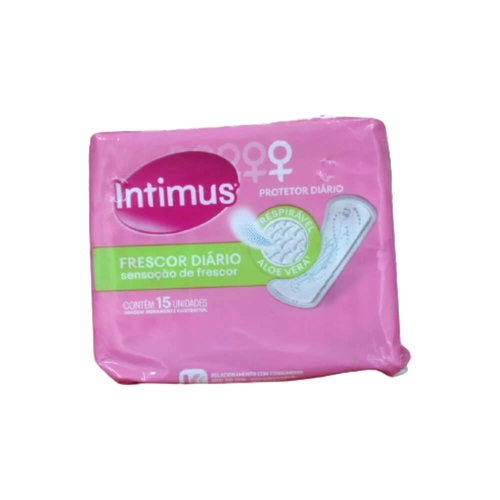 Protetor Diário Intimus Frescor Diário Com Perfume 15 Unidades