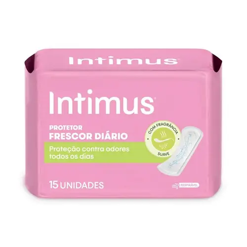 Protetor Diário Intimus Frescor Diário Com Perfume 15 Unidades
