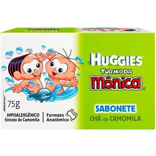 Sabonete em Barra Infantil Huggies Chá de Camomila 75G