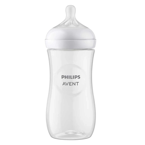 Mamadeira Philips Avent Petala Transparente 3 Meses+ 330ml