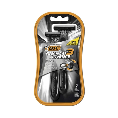 Aparelho de Barbear Bic Comfort3 Black 2 Unidades