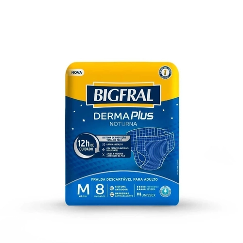 Fralda Bigfral Noturna M 8Un