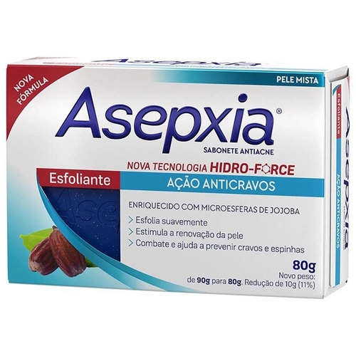 Sabonete Esfoliante Asepxia 80G