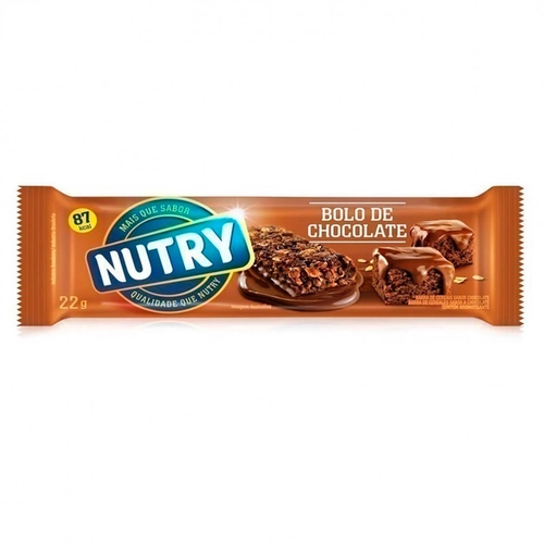 Barra De Cereal Nutry Bolo Chocolate 22G