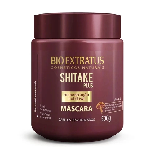 Máscara Bio Extratus Reconstrução Nutritiva Shitake Plus 500G