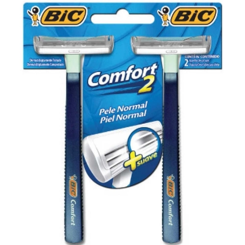 Aparelho de Barbear Bic Comfort Twin Pele Normal 2 Unidades