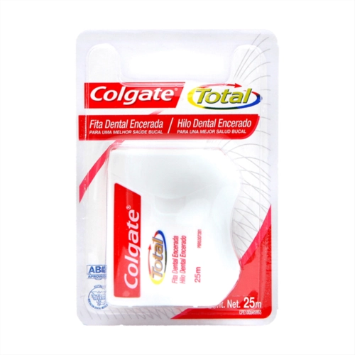 Fita Dental Colgate Total Encerada 25 Metros