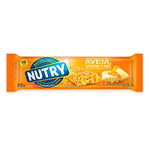 Barra De Cereal Nutry Aveia/Banana/Mel 22G