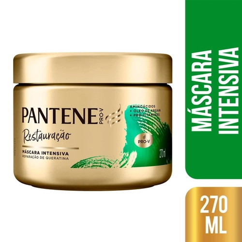 Máscara De Tratamento Intensiva Capilar Pantene Restauração 270ml