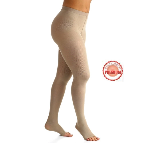 Meia Sigvaris Select Comfort Premium Meia Calçam2 30/40 Pé Aberto Natural