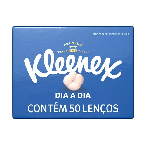 Lenço de Papel Kleenex Caixa 50 Unidades