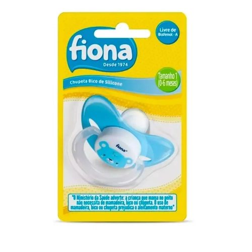 Chupeta Desenhos Fiona Baby Silic 807820 0 a 6 meses Azul