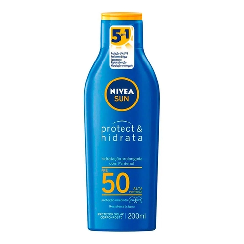 Protetor Solar Nivea Sun Protect & Hidrata Fps50 200ml