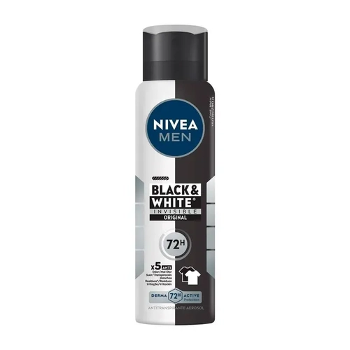 Desodorante Aerosol Nivea Masculino Invisible Black & White 150ml